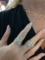 Anneau Marco Bicego Femme Marrakech Onde in Or 0.16 Ct AG350-B - AG350-B